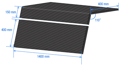 DIMENSION of REAR SEAT BOARD